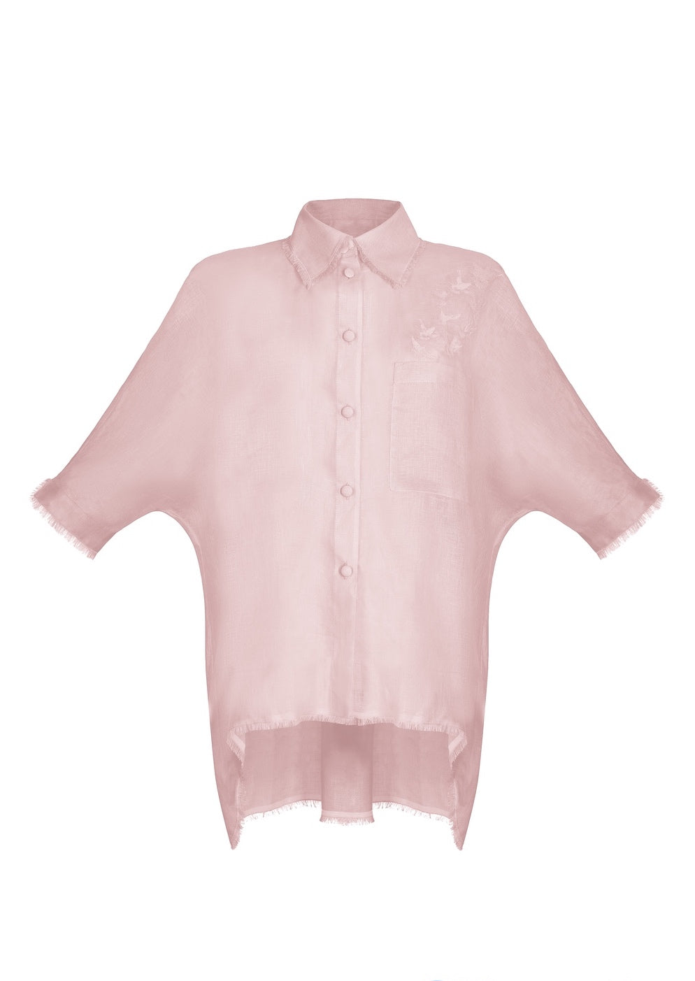 Bird embroidered shirt