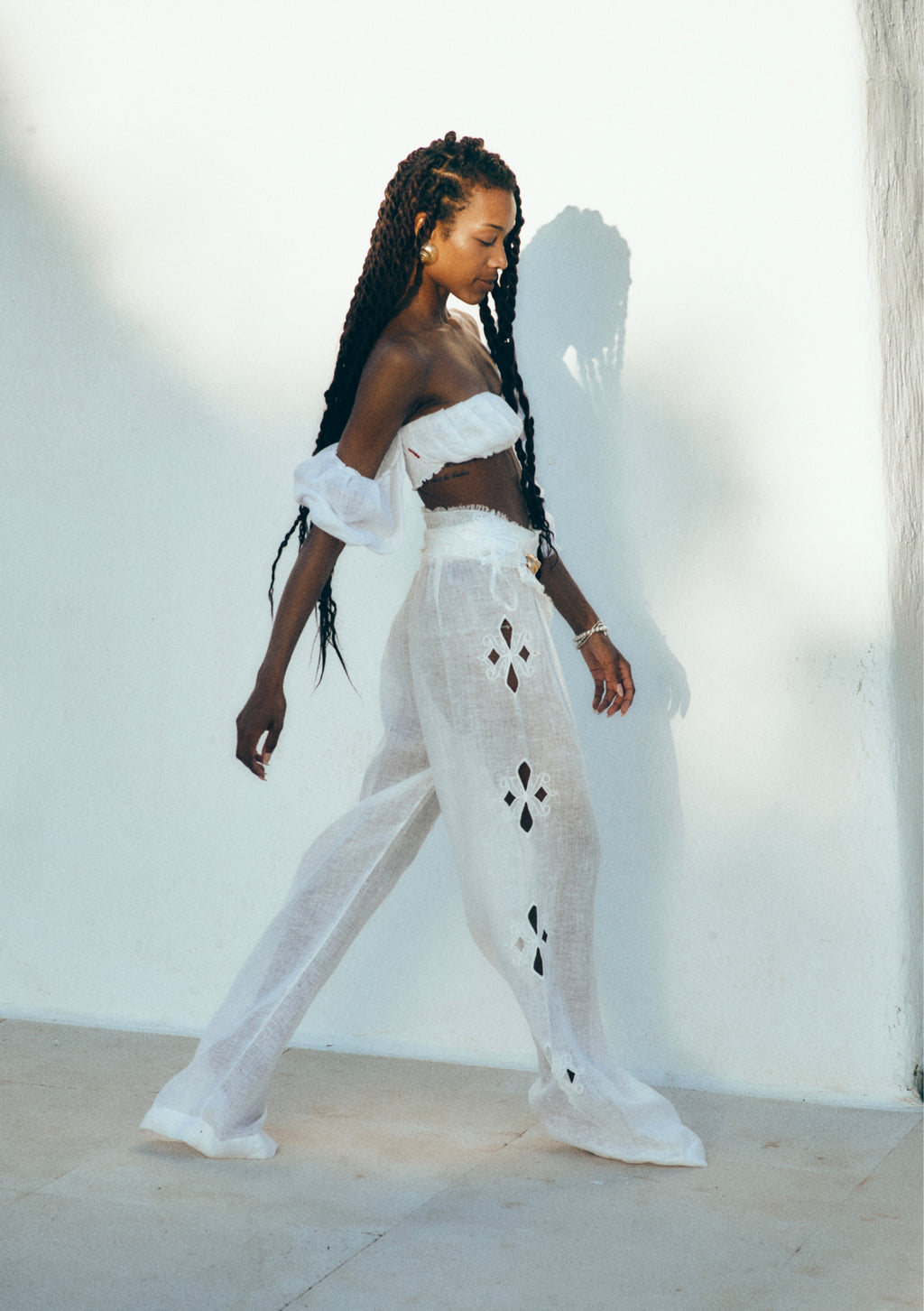 Embroidered pants