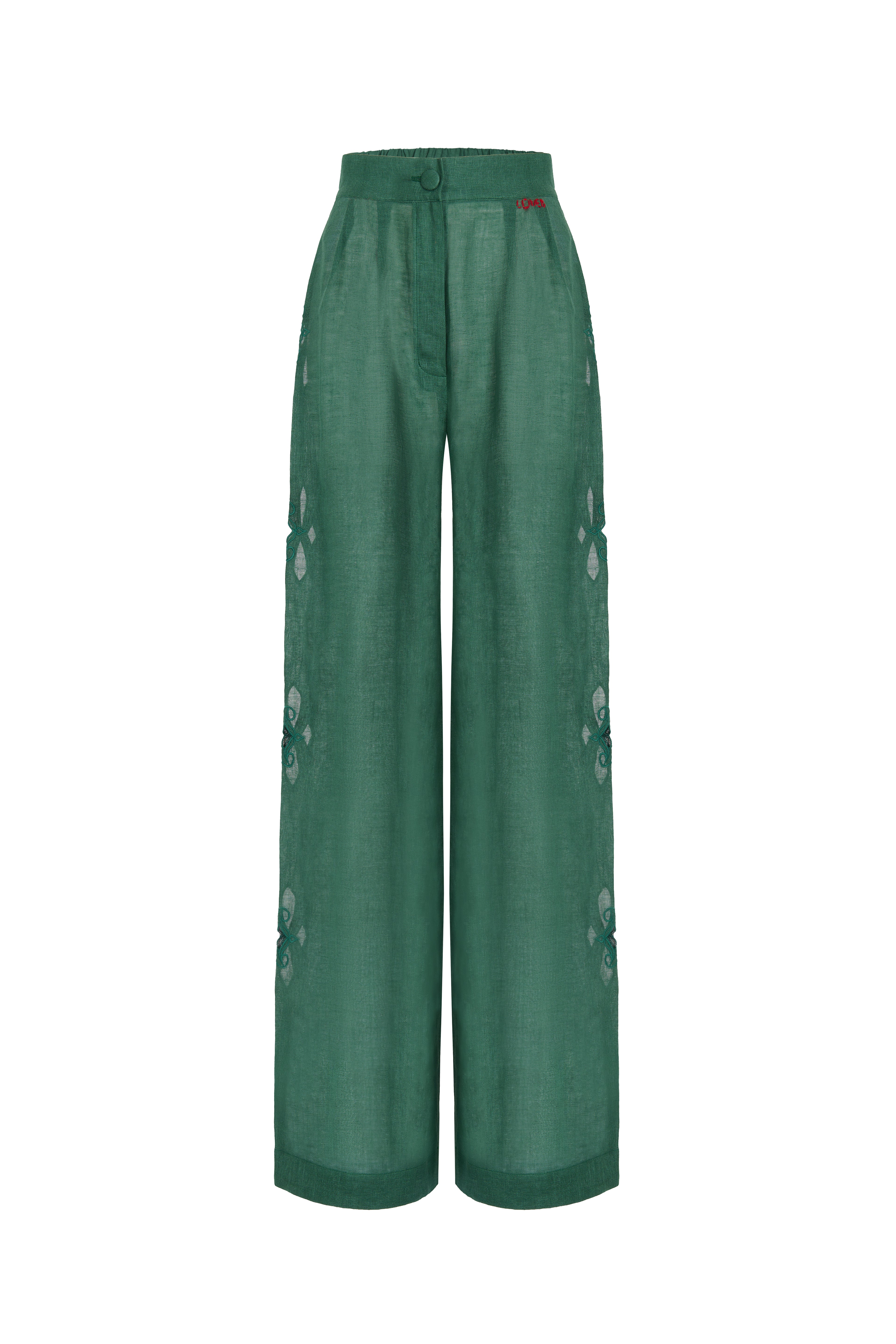 Embroidered pants