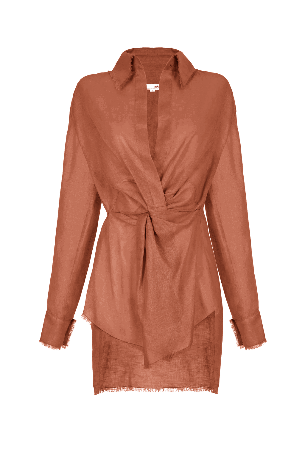 Front knotted dress