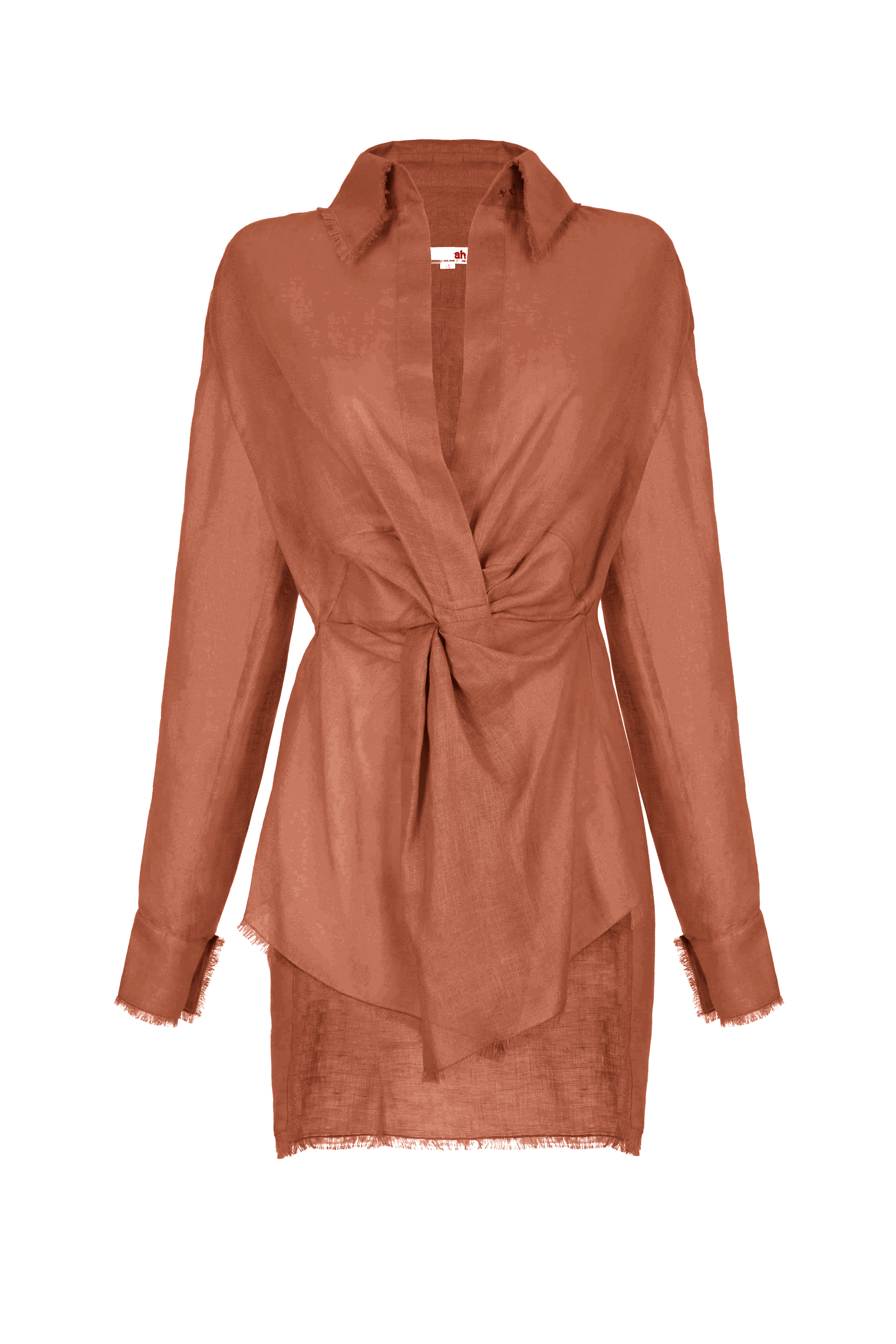 Front knotted dress