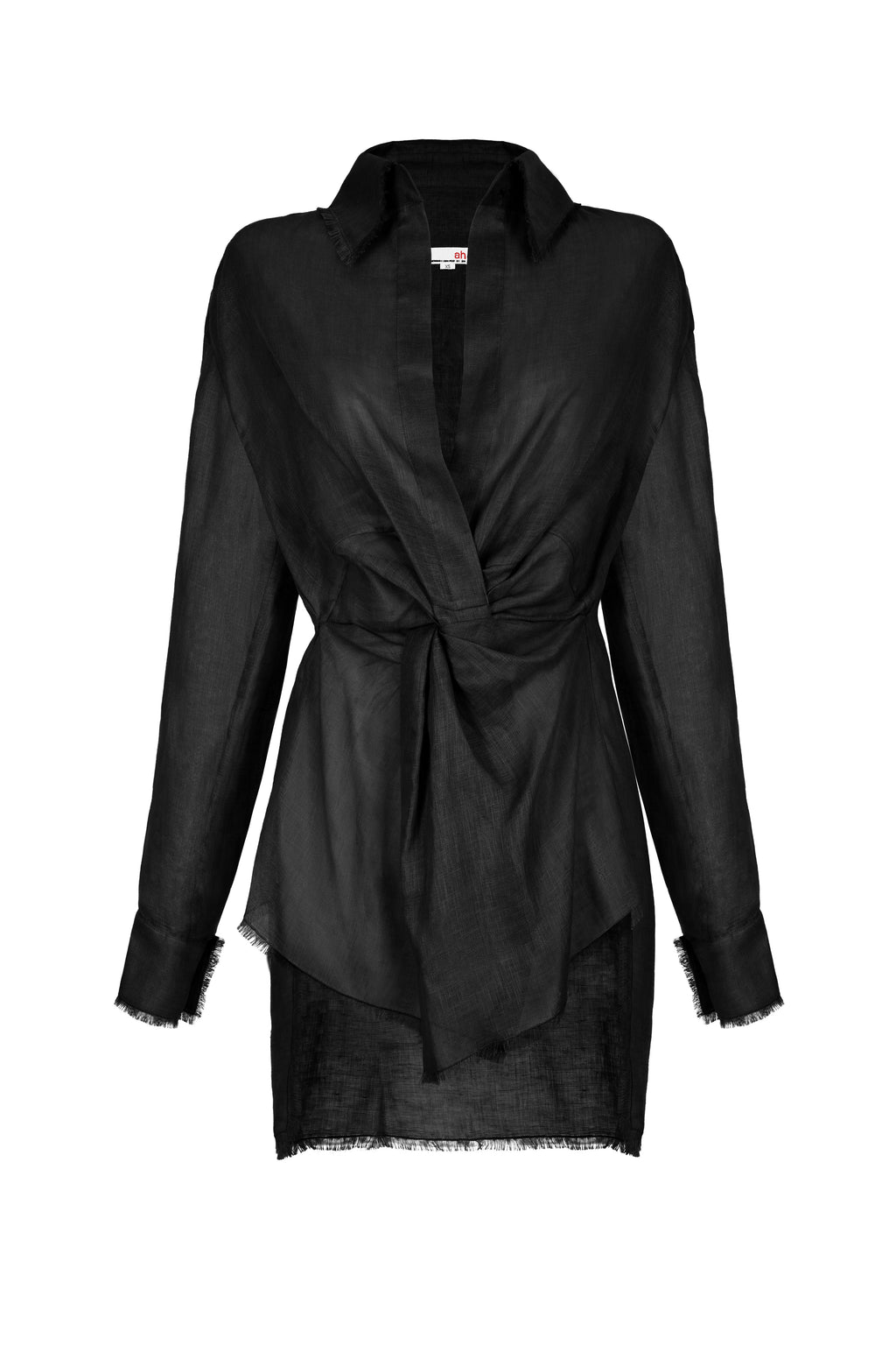 Front knotted dress