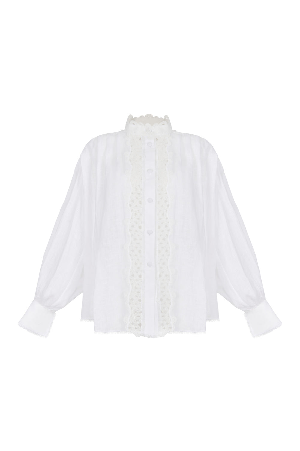 Long sleeve casual loose lace top