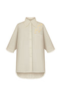 Bird embroidered shirt