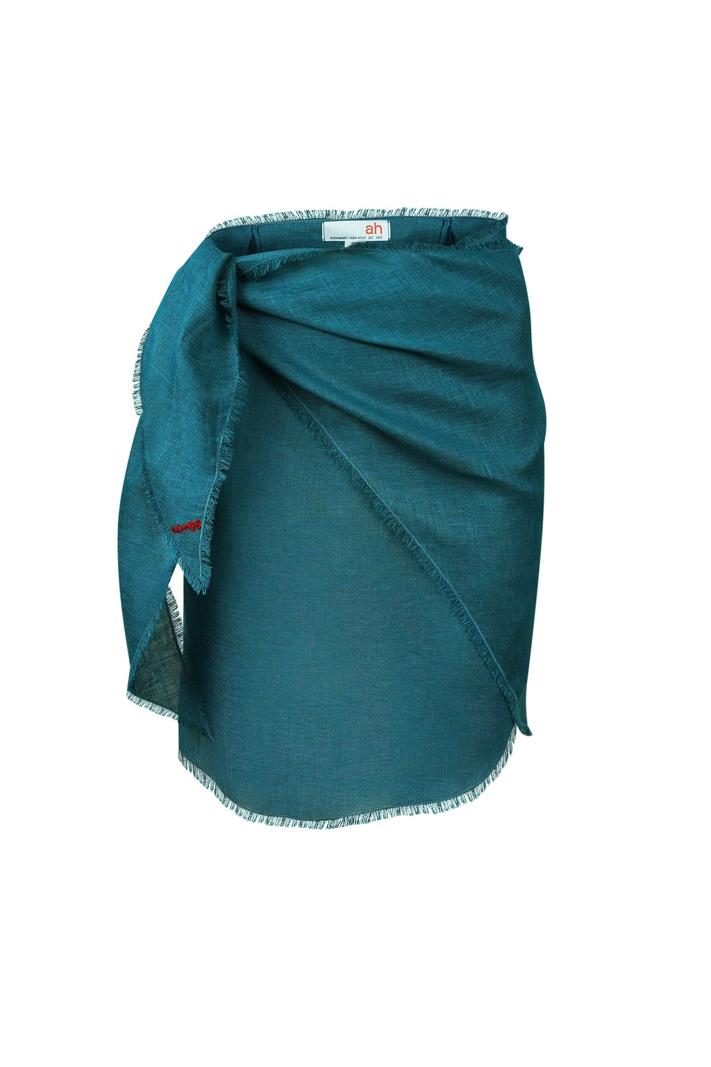 Wrap mini skirt