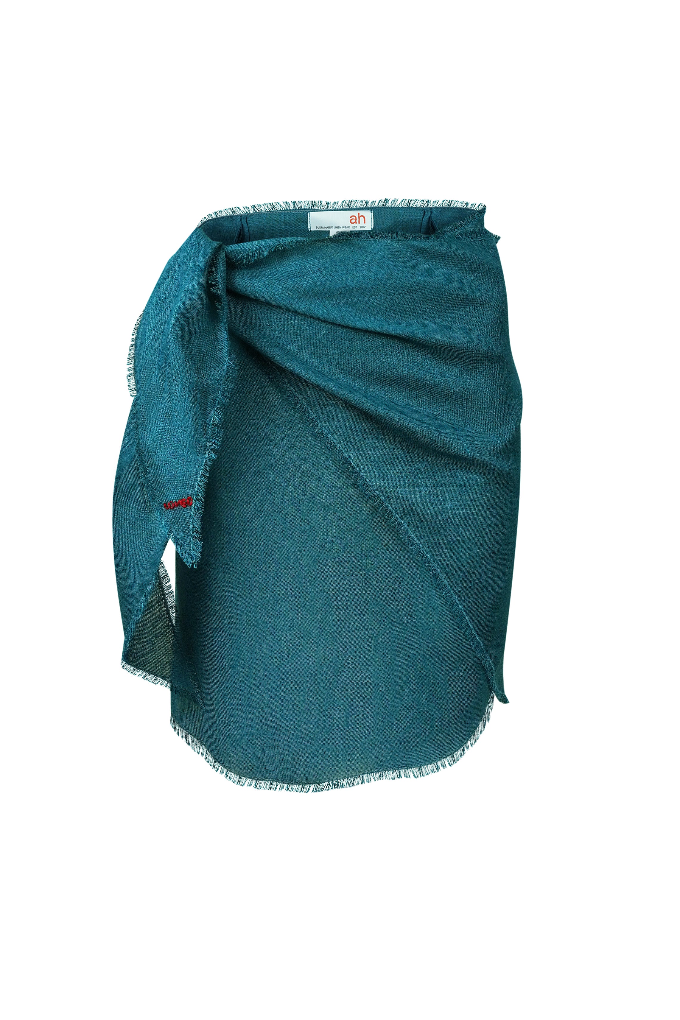 Wrap mini skirt