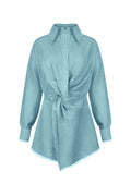 Front knotted dress