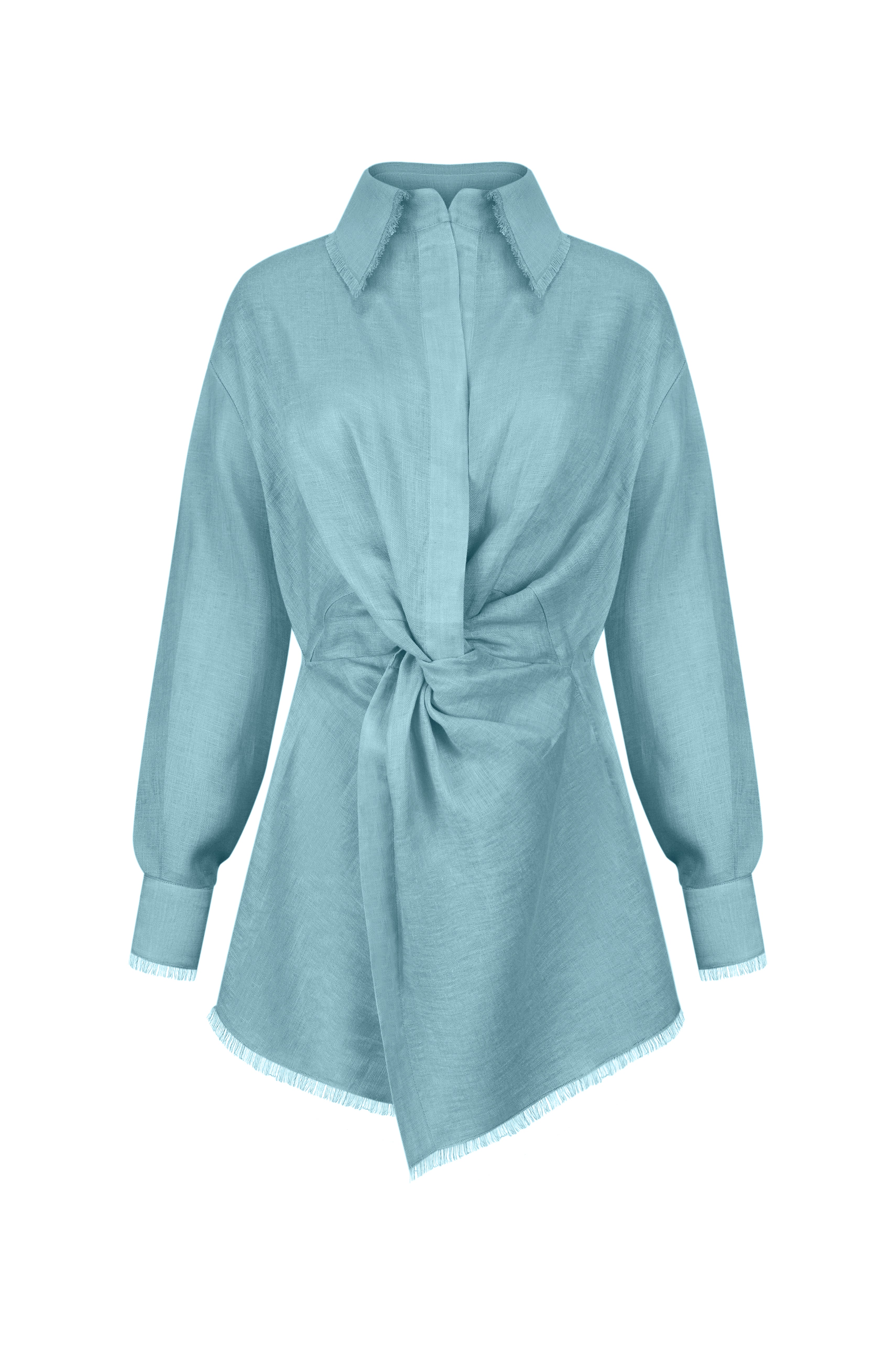 Front knotted dress