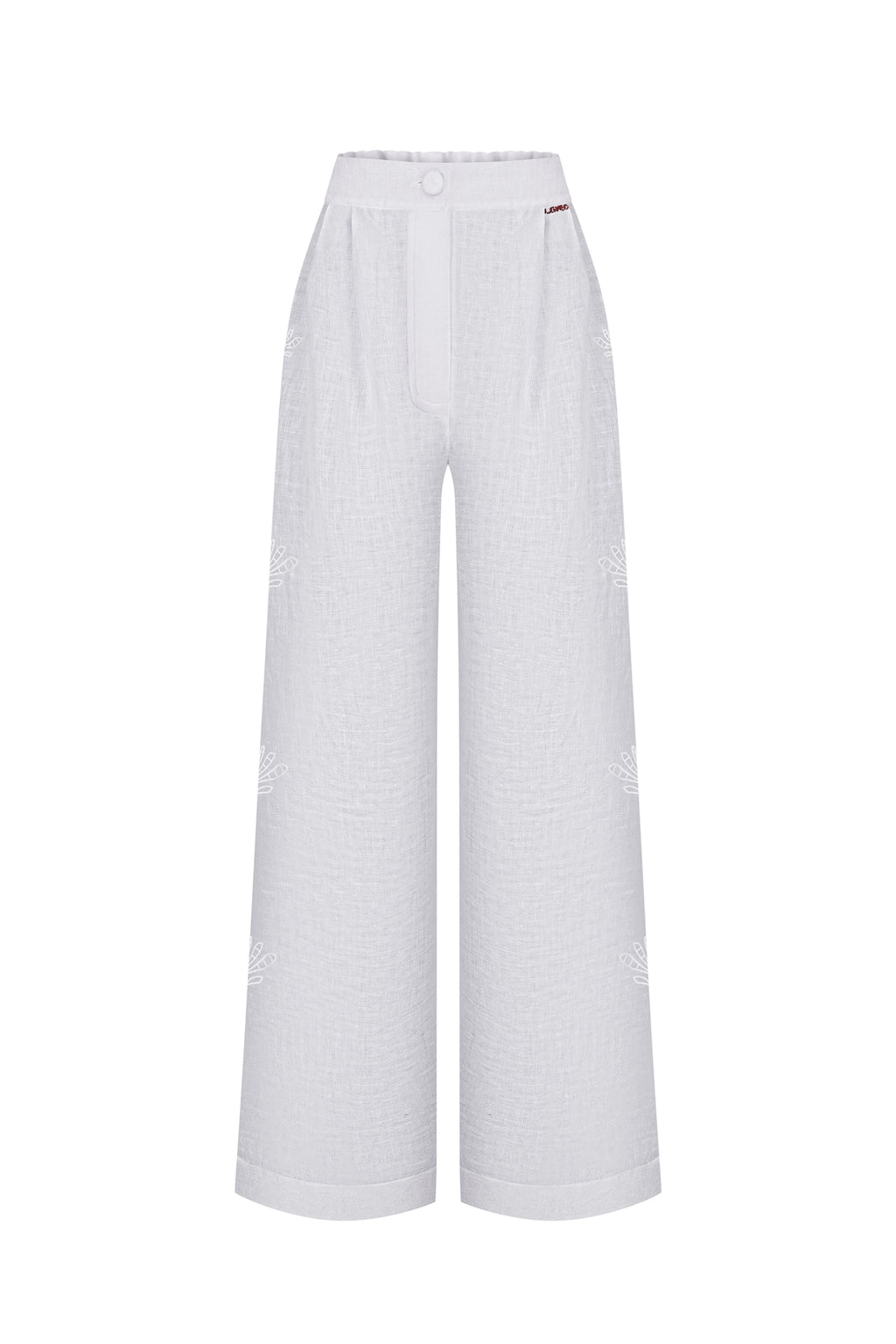 Living  embroidered pants