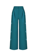 Living embroidered pants