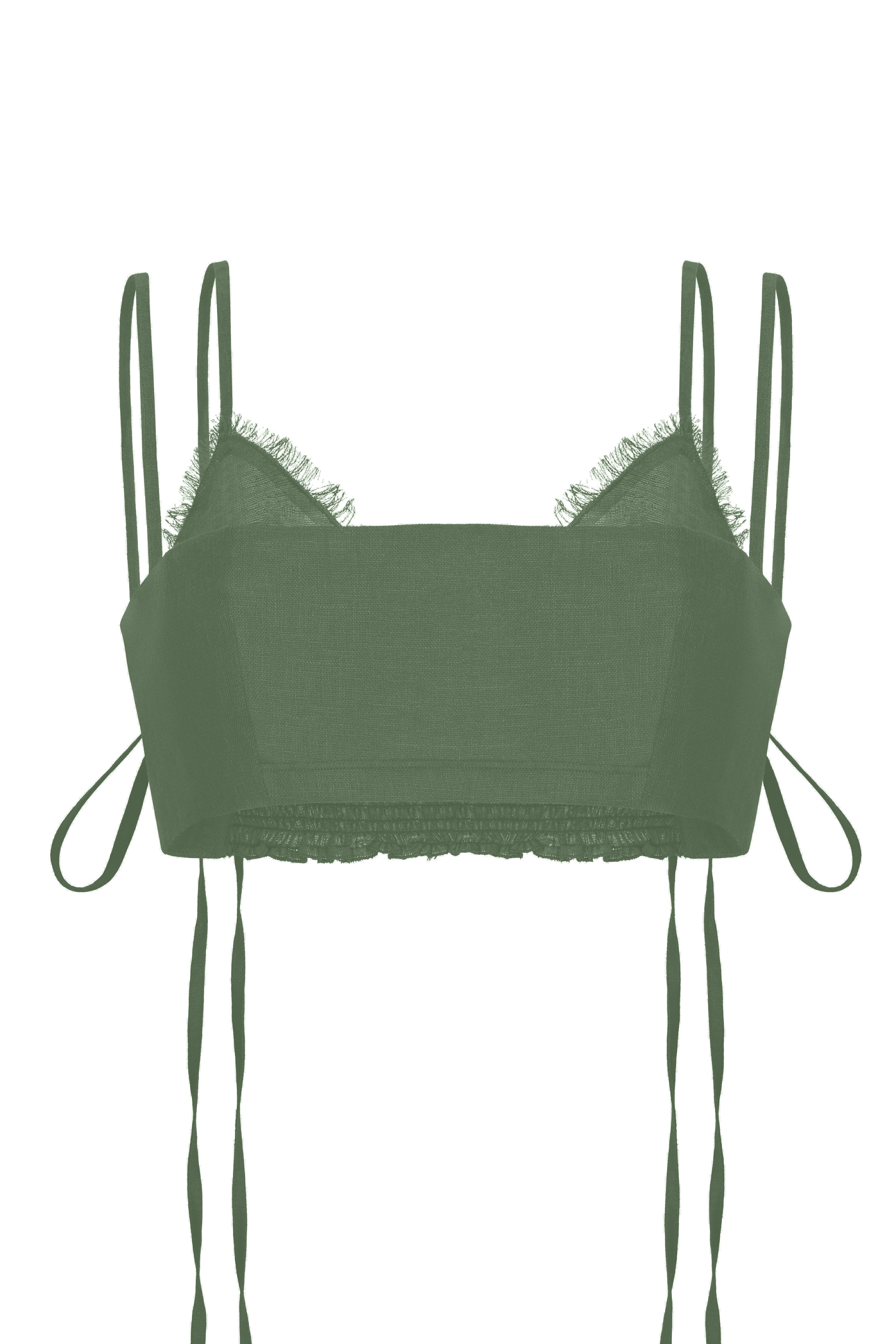 Long strap crop top