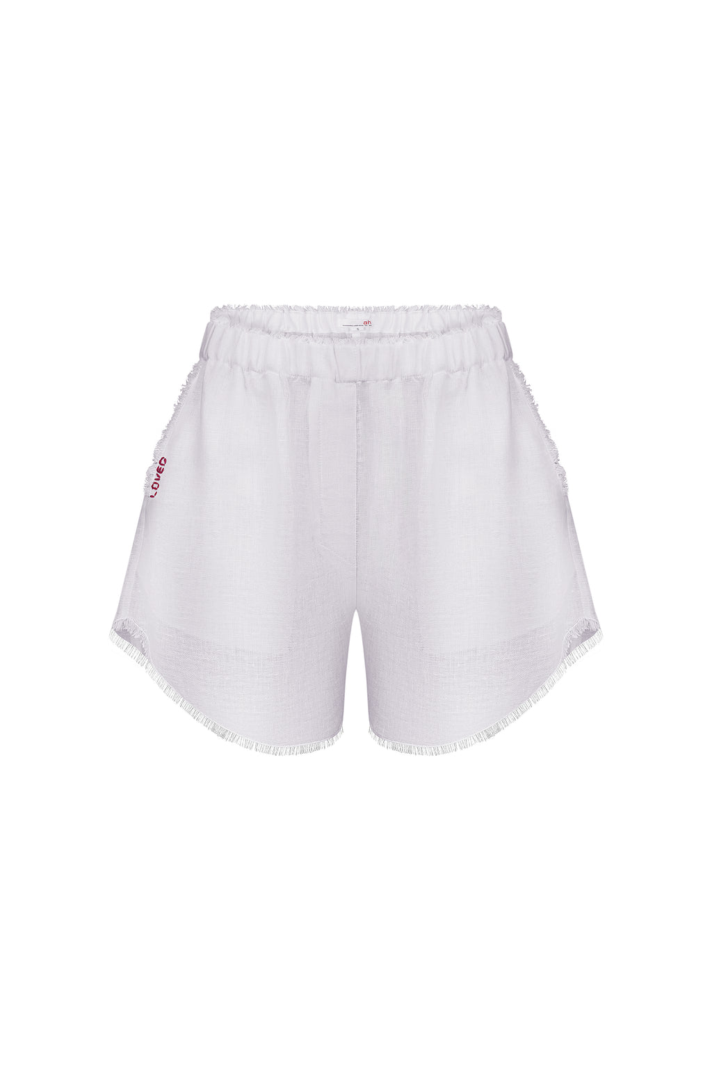Loose-fit linen shorts