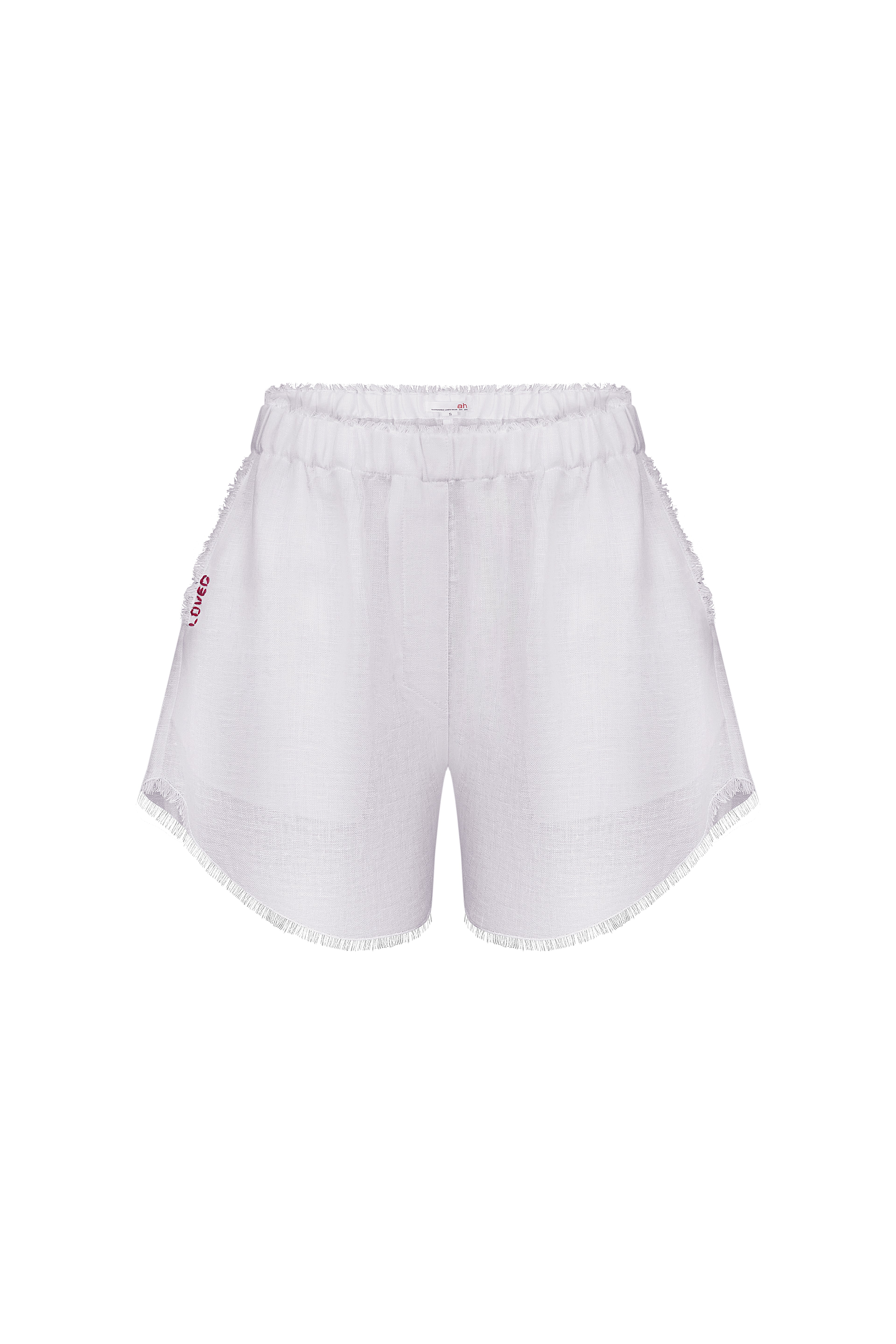 Loose-fit linen shorts