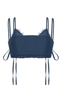 Long strap crop top