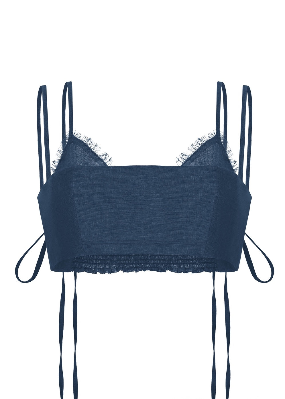 Long strap crop top